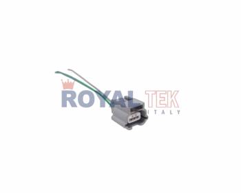 FICHA DE CONEXION ROYALTEK 3 VIAS (TRES) BULBO TEMPERATURA RENAULT CLIO LOGAN SANDERO - VENTA EN PAQUETES DE 5 UNIDADES ---